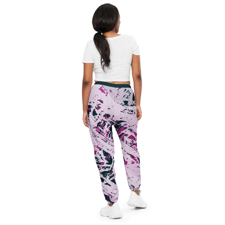 Unisex Track Pants - Pink-Black Devour