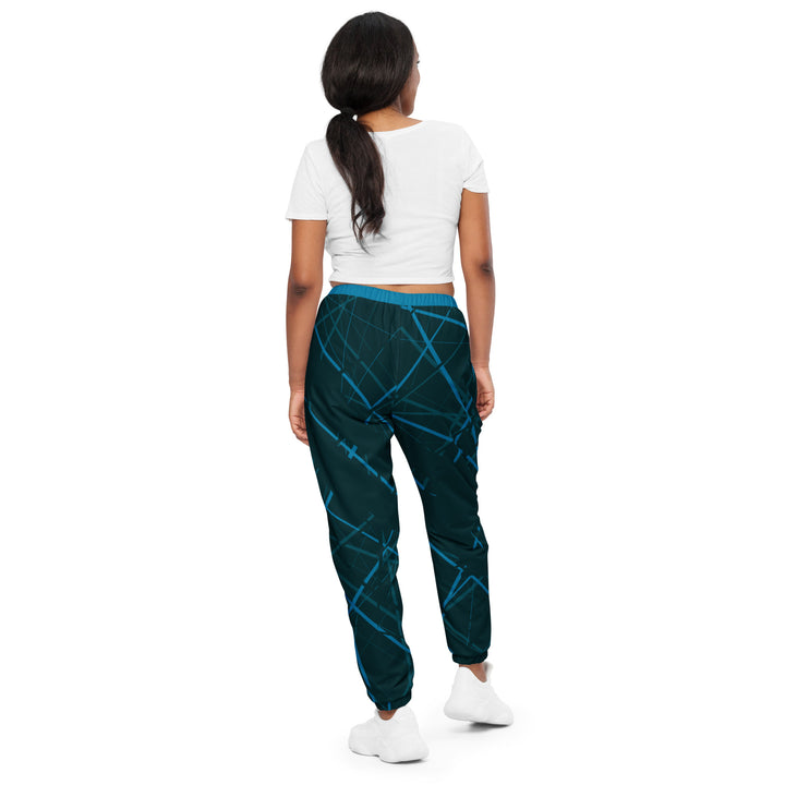 Unisex Track Pants - Blue Net