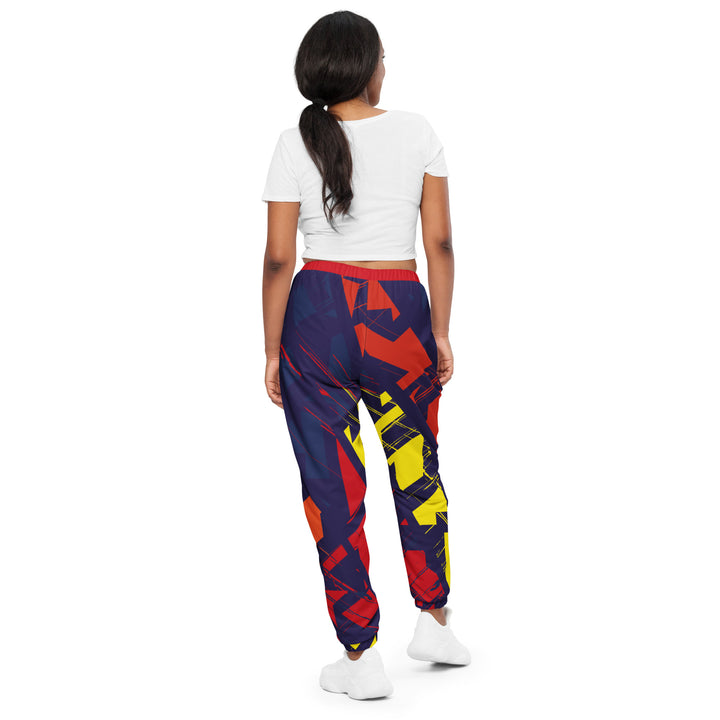 Unisex Track Pants - Purple-Red Build