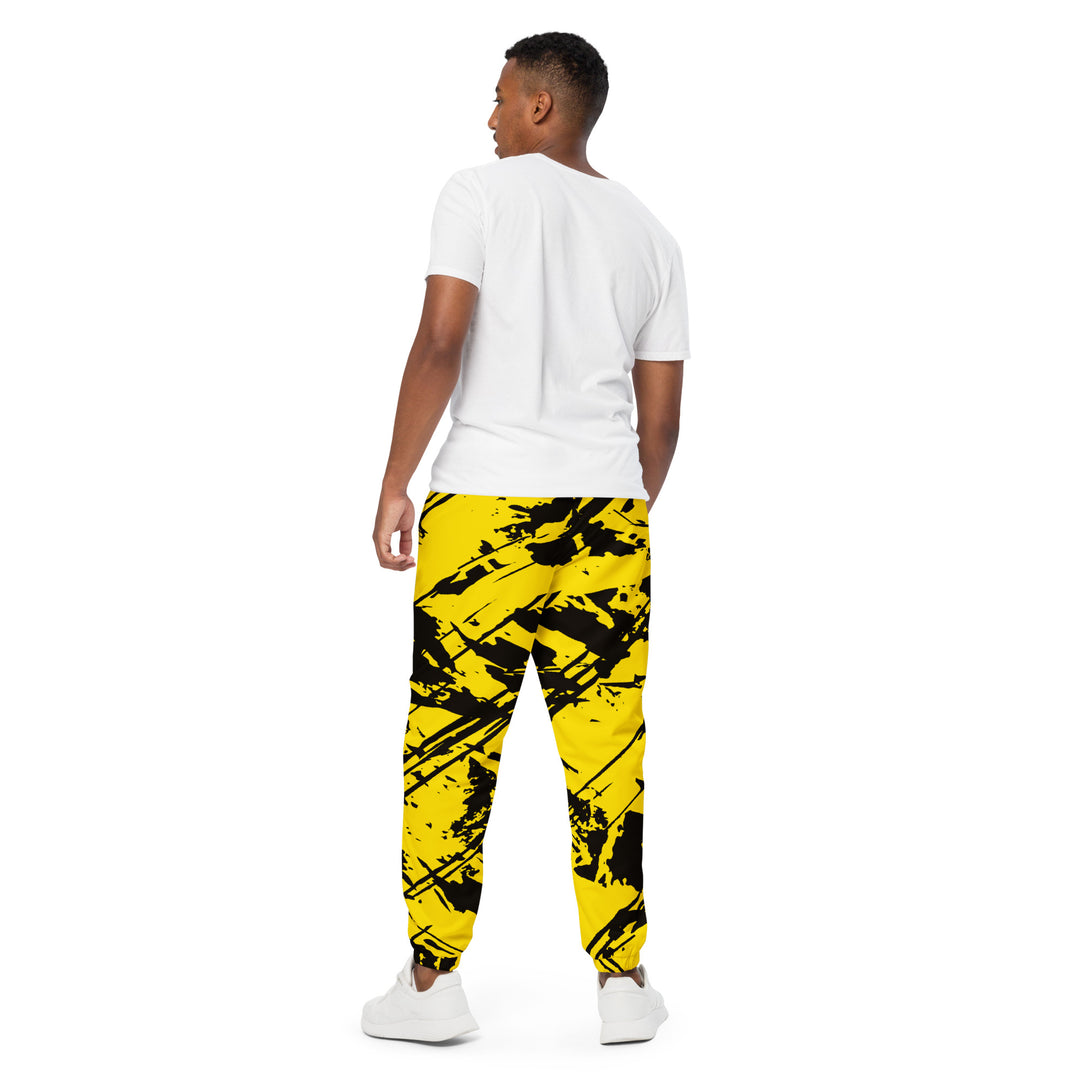 Unisex Track Pants - Yellow-Black Source