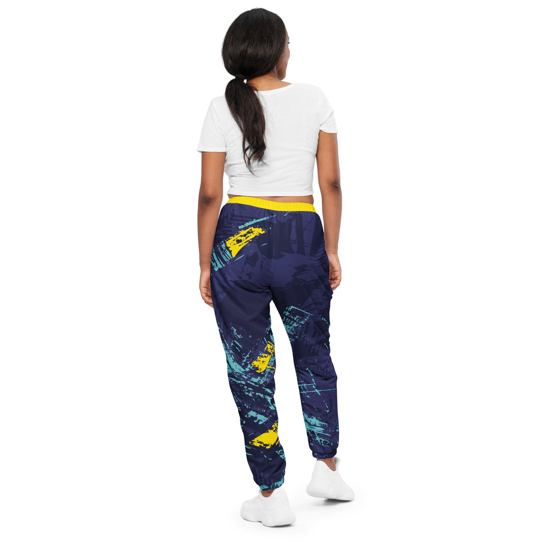 Unisex Track Pants - Purple-Turquoise Supply