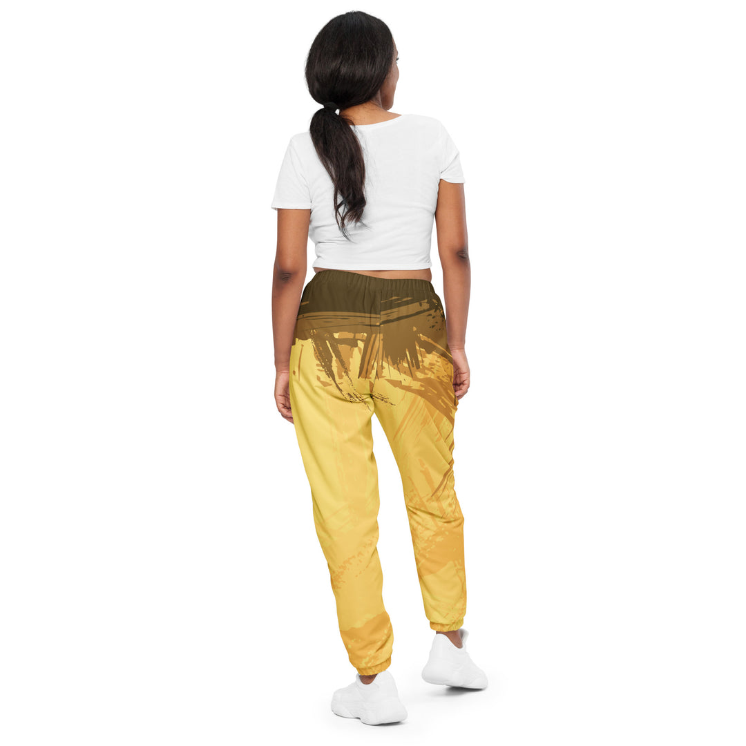 Unisex Track Pants - Yellow Clear