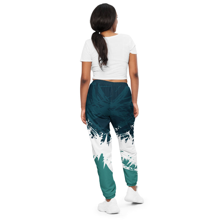 Unisex Track Pants - Blue-Green Score