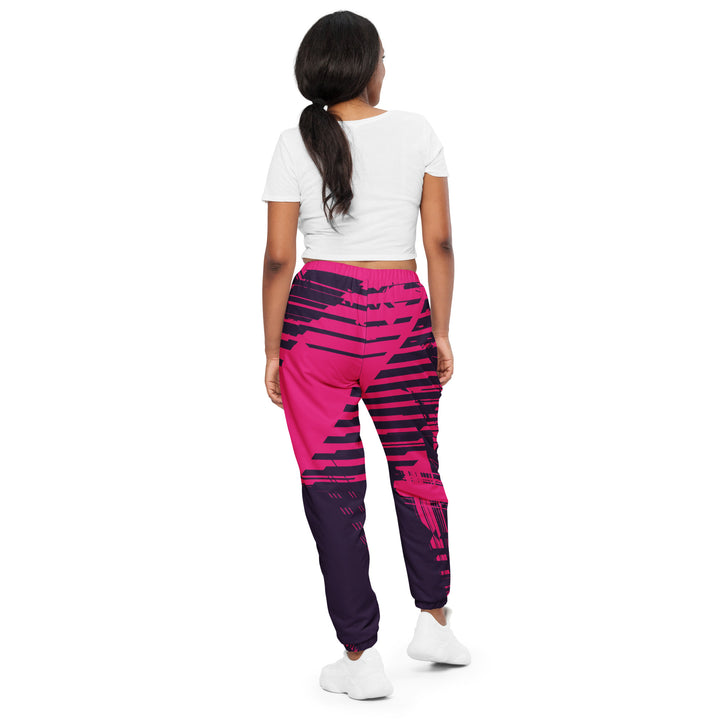 Unisex Track Pants - Purple-Pink Trace