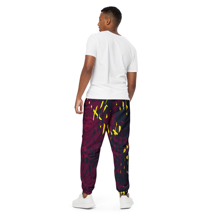 Unisex Track Pants - Red-Yellow Conflict