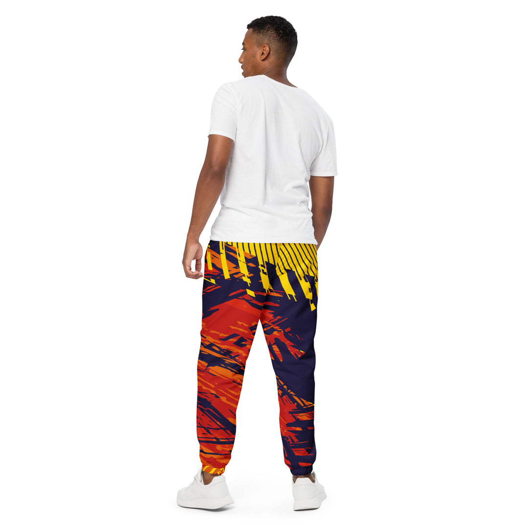 Unisex Track Pants - Orange-Purple Soul