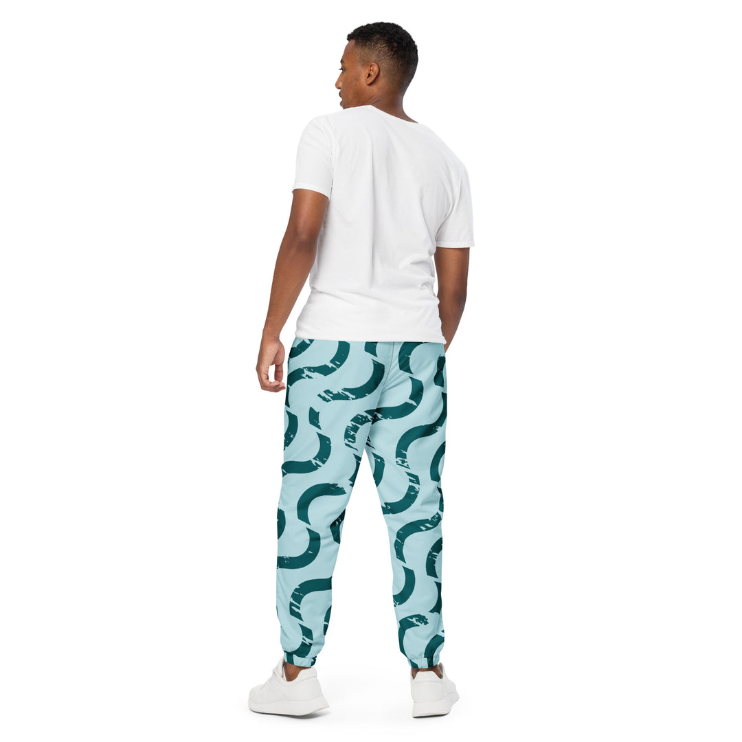 Unisex Track Pants - Green Wave