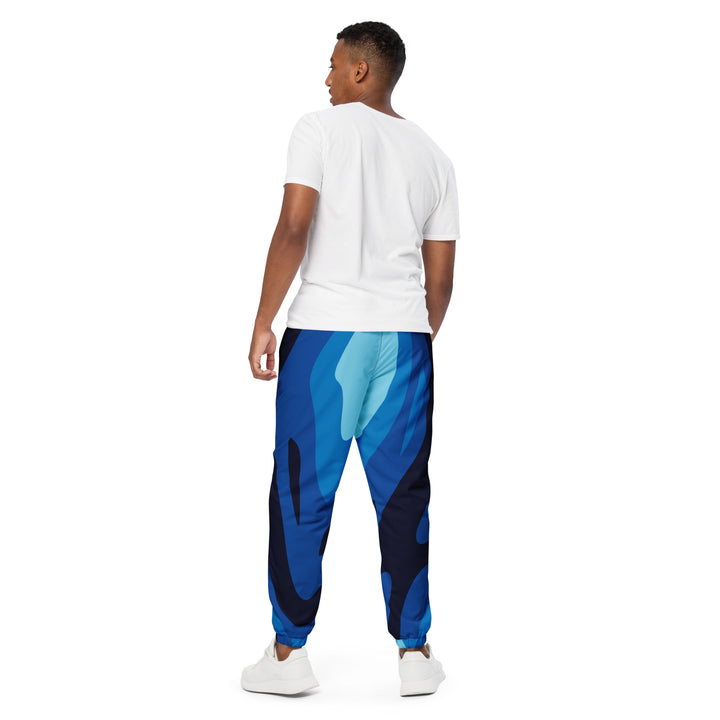 Unisex Track Pants - Blue Paint