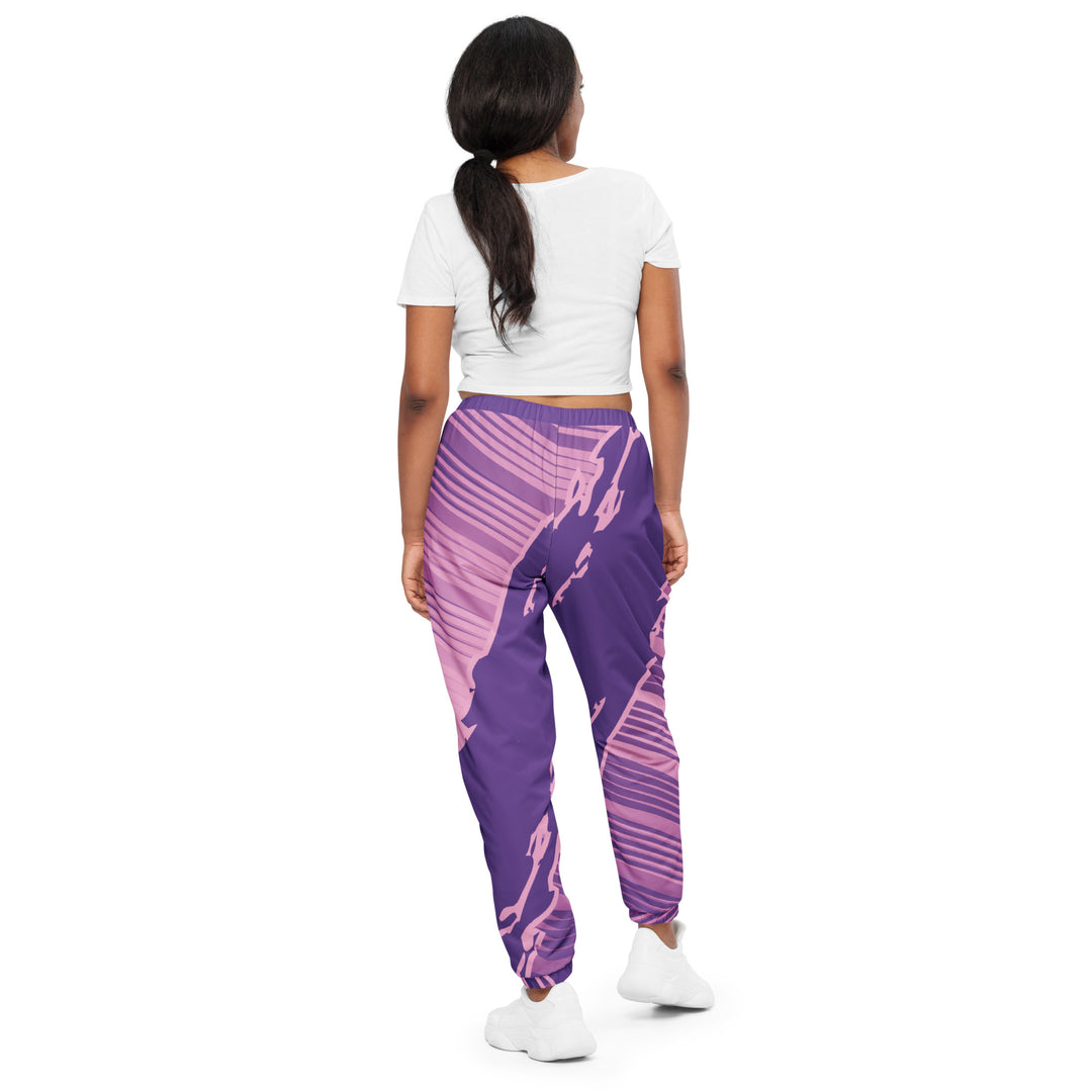 Unisex Track Pants - Purple Tear