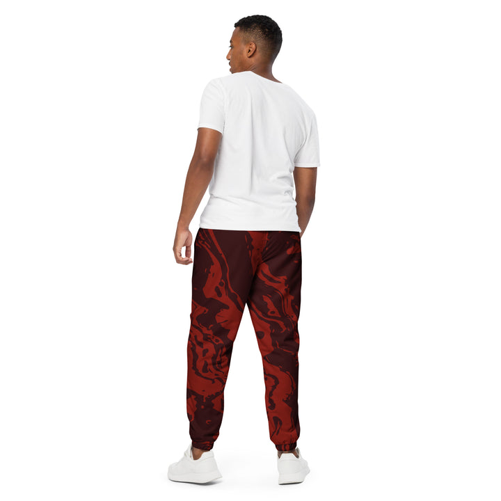 Unisex Track Pants - Red Eruption