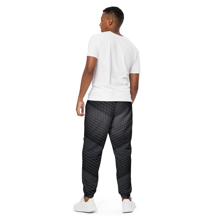 Unisex Track Pants - Black-Grey Arrow