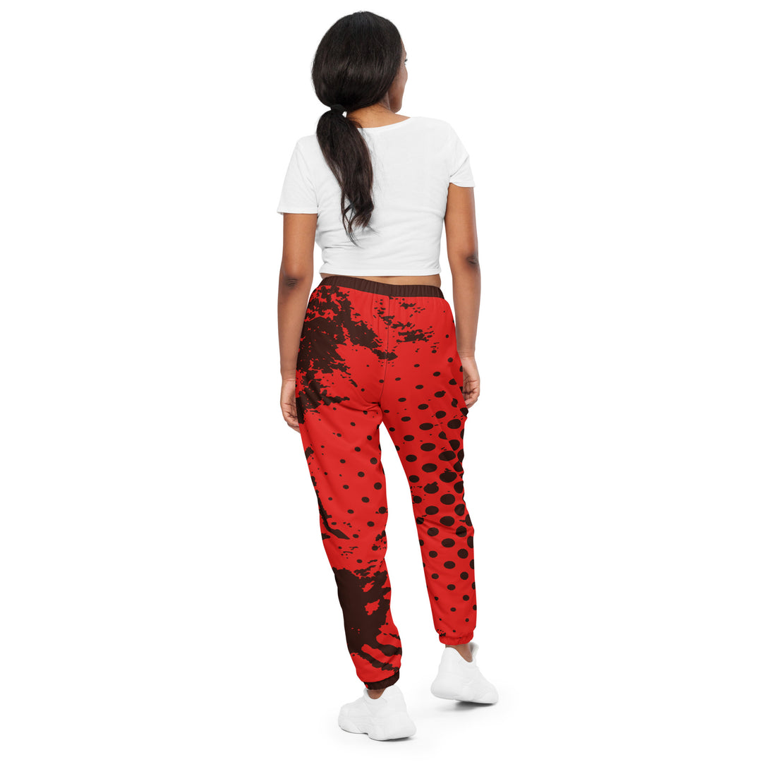 Unisex Track Pants - Red Dots