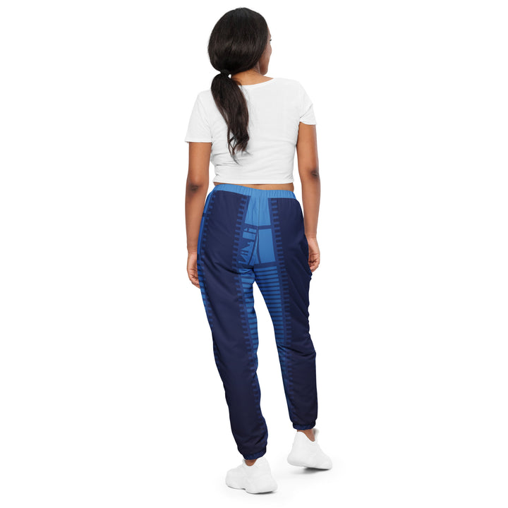 Unisex Track Pants - Blue Ladder