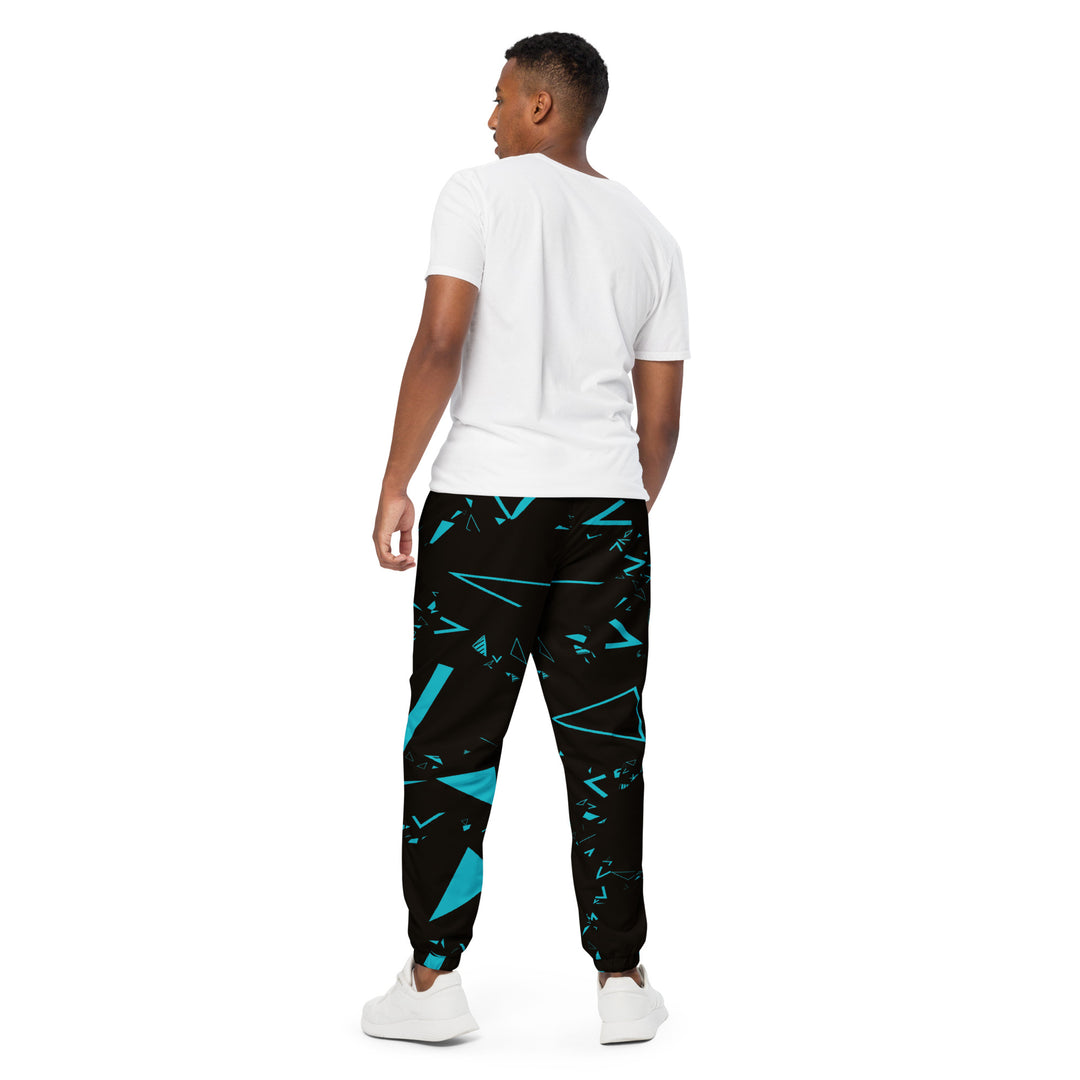 Unisex Track Pants - Black-Blue Game