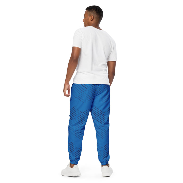 Unisex Track Pants - Blue-Black Points