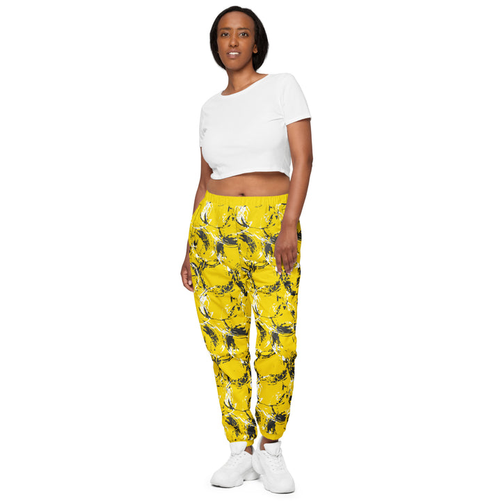 Unisex Track Pants - Yellow Circles