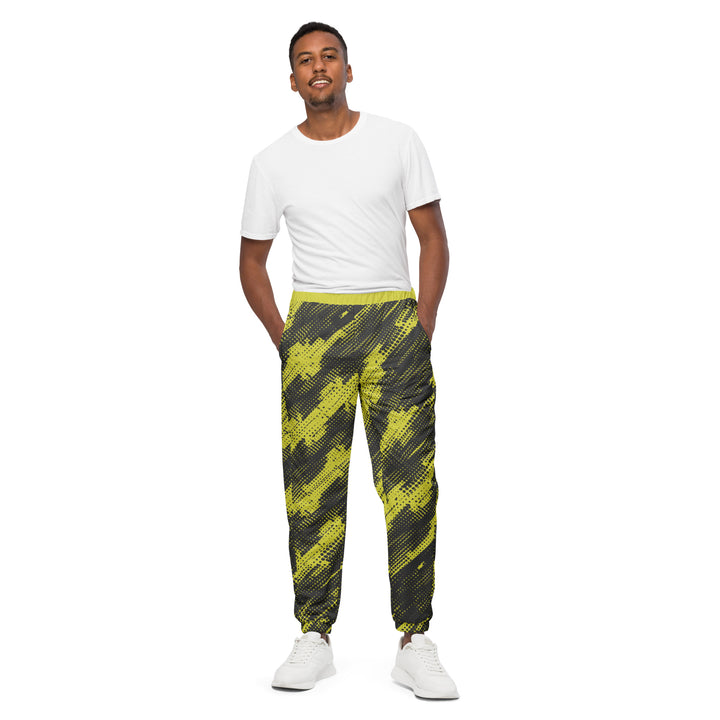 Unisex Track Pants - Yellow-Grey Newcomer