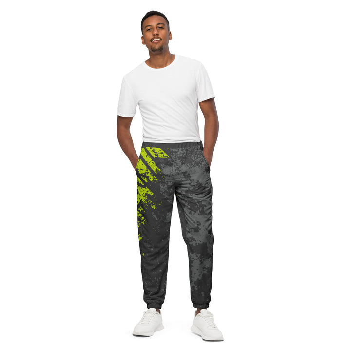 Unisex Track Pants - Grey-Green Street