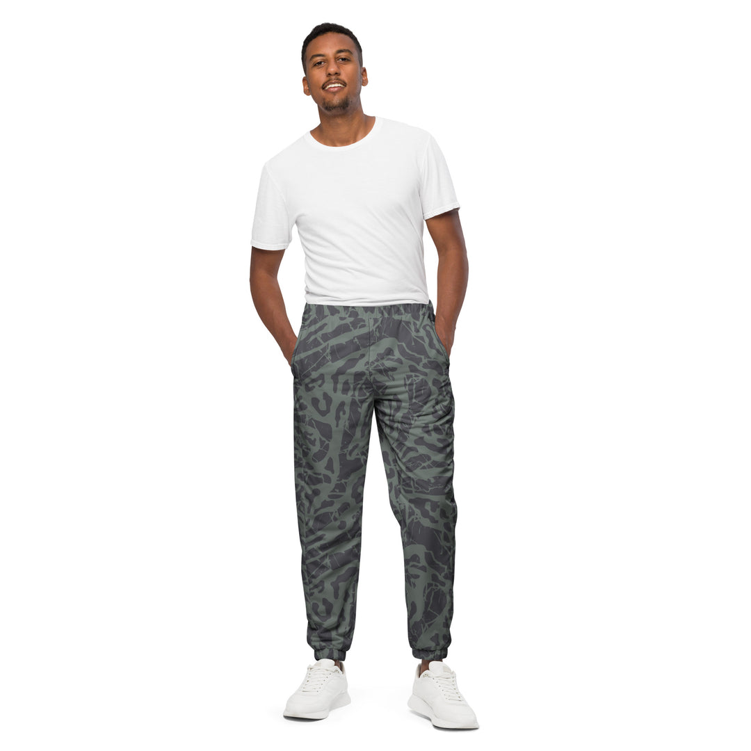 Unisex Track Pants - Grey Animal