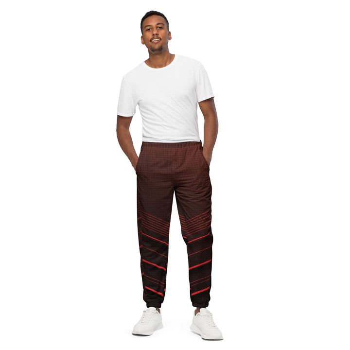 Unisex Track Pants - Red Trend