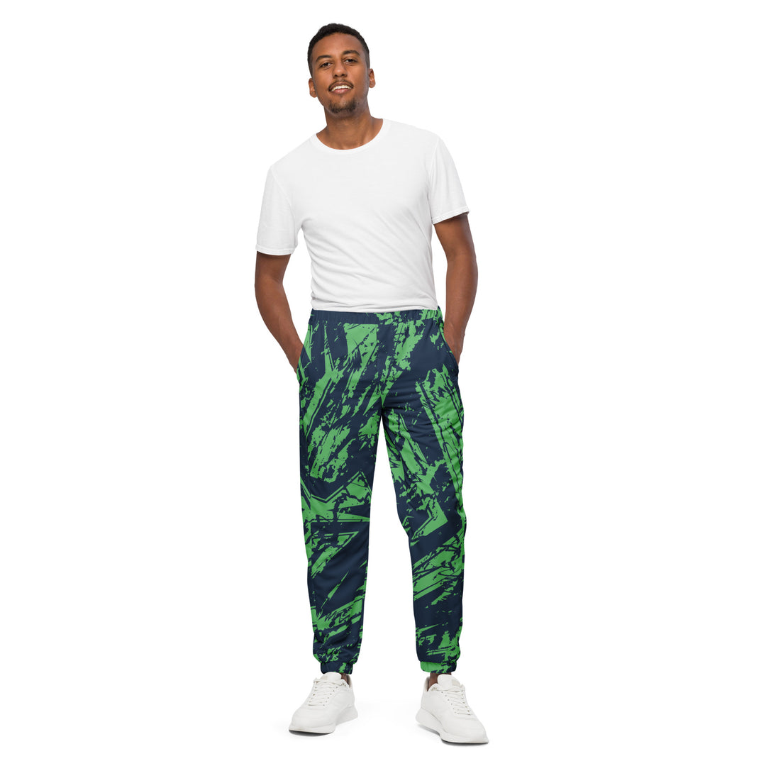 Unisex Track Pants - Green Fragment