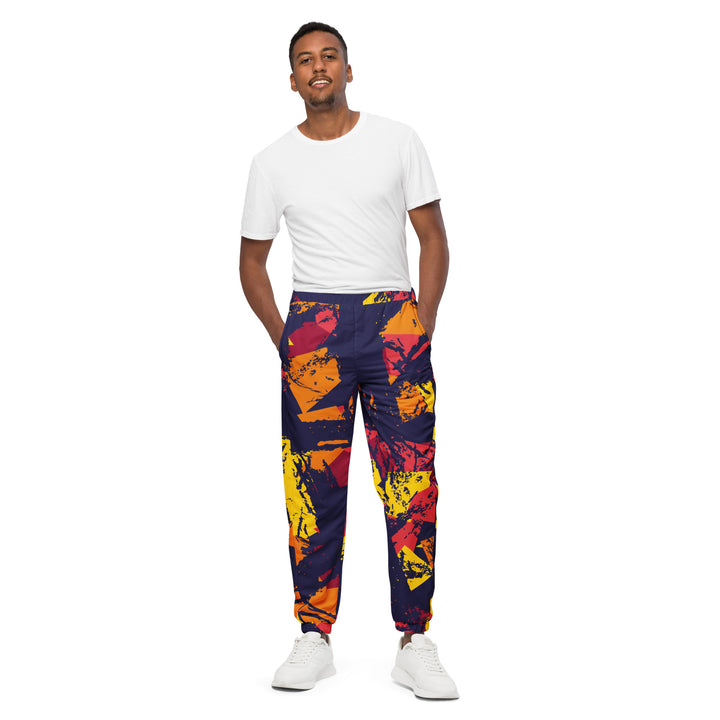 Unisex Track Pants - Purple-Red Mix