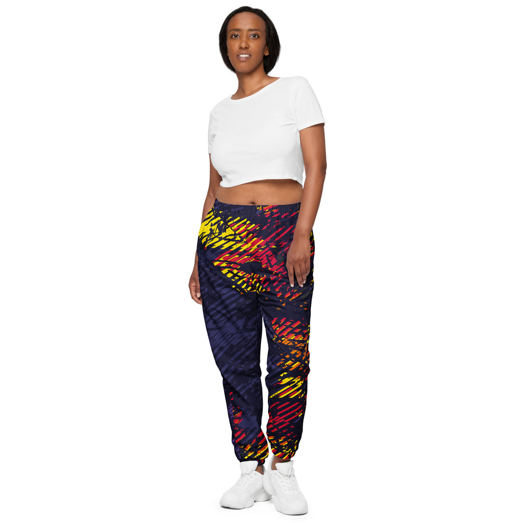 Unisex Track Pants - Purple-Red Conceal