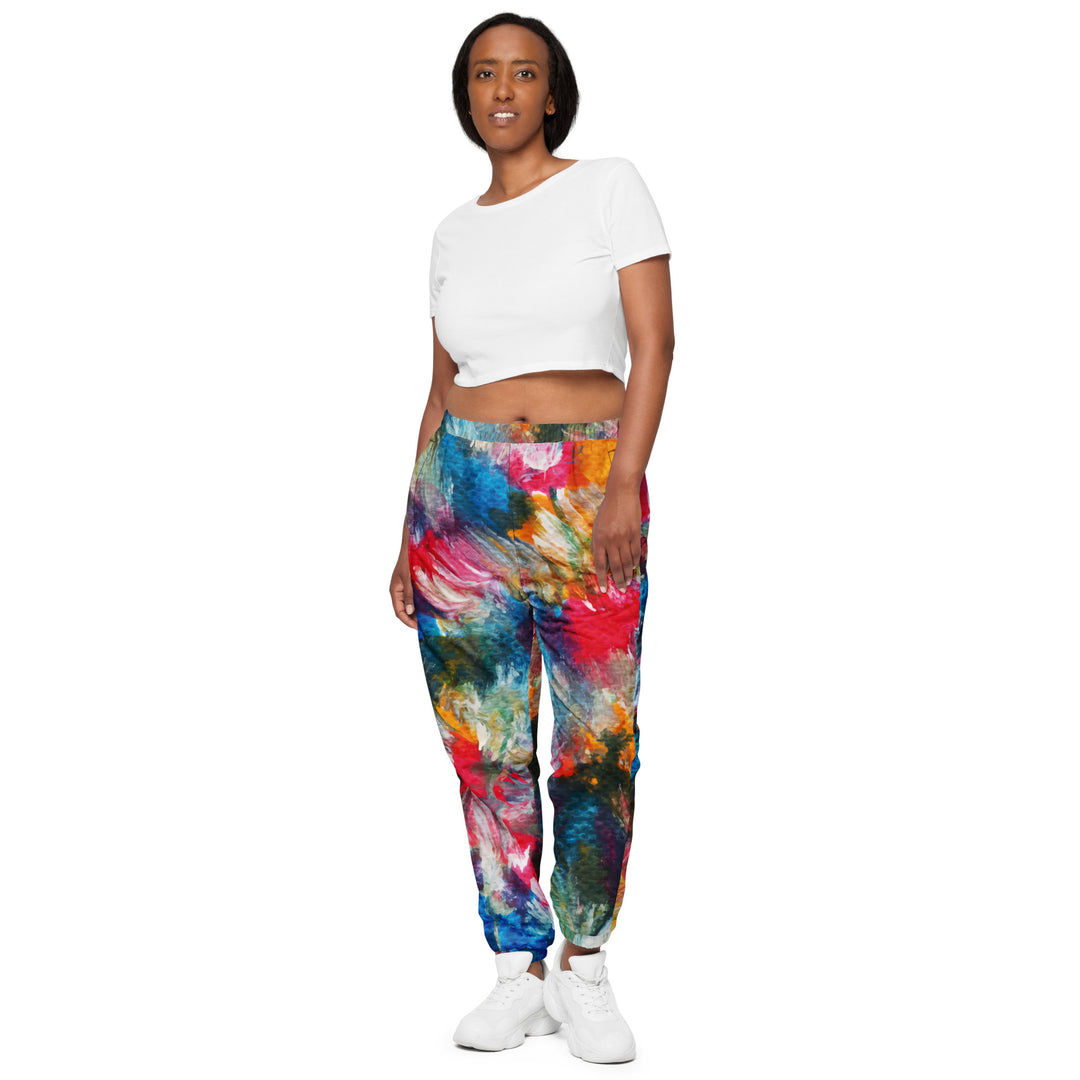 Unisex Track Pants - Rainbow Explosion