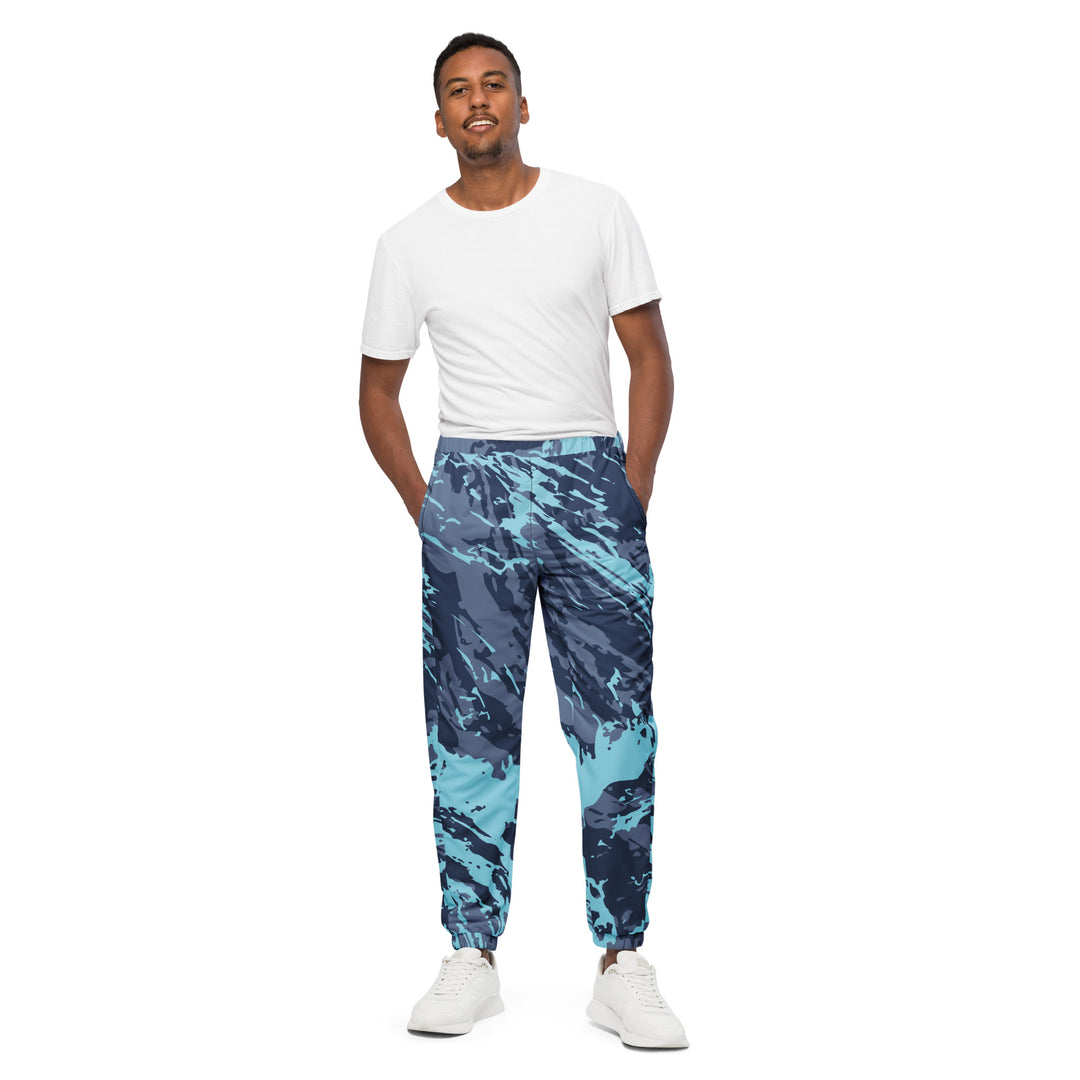 Unisex Track Pants - Blue Splash