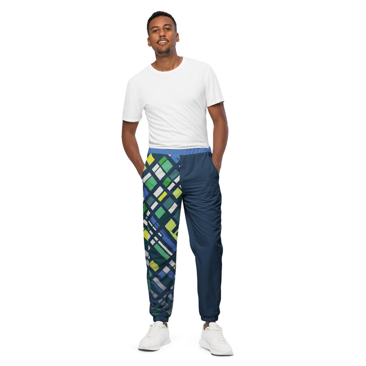 Unisex Track Pants - Blue-Green Barrier