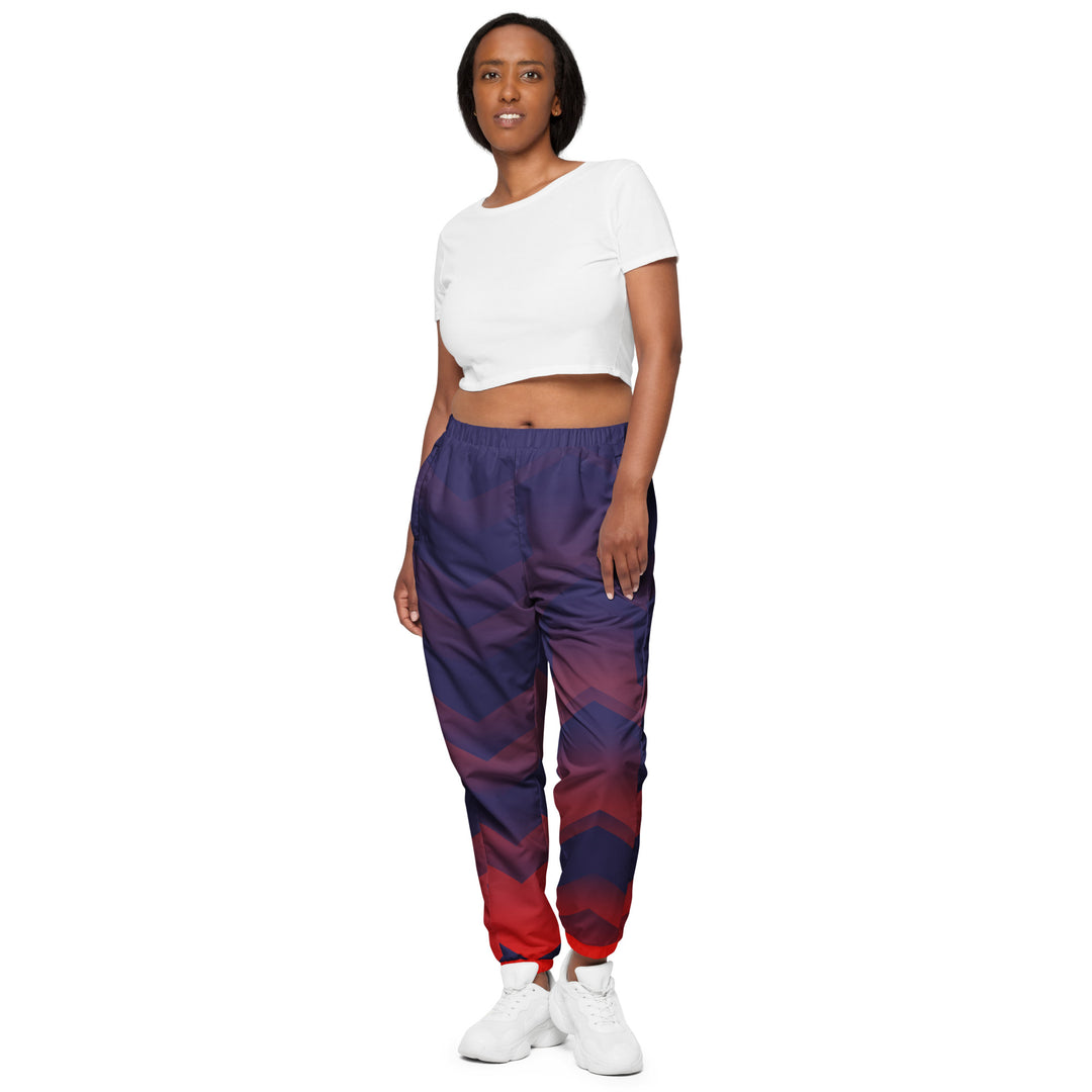 Unisex Track Pants - Purple-Red Complex