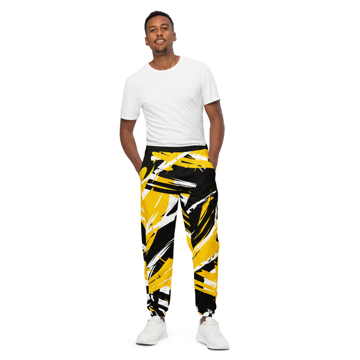 Unisex Track Pants - Black-Yellow Craft