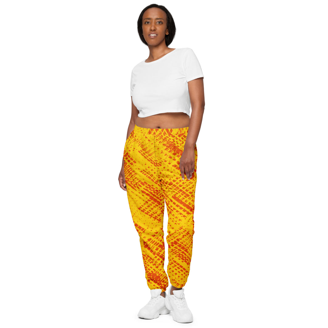 Unisex Track Pants - Yellow-Orange Shaft