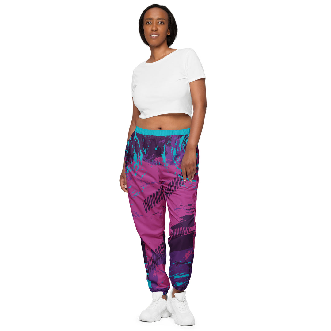 Unisex Track Pants - Purple-Pink Track