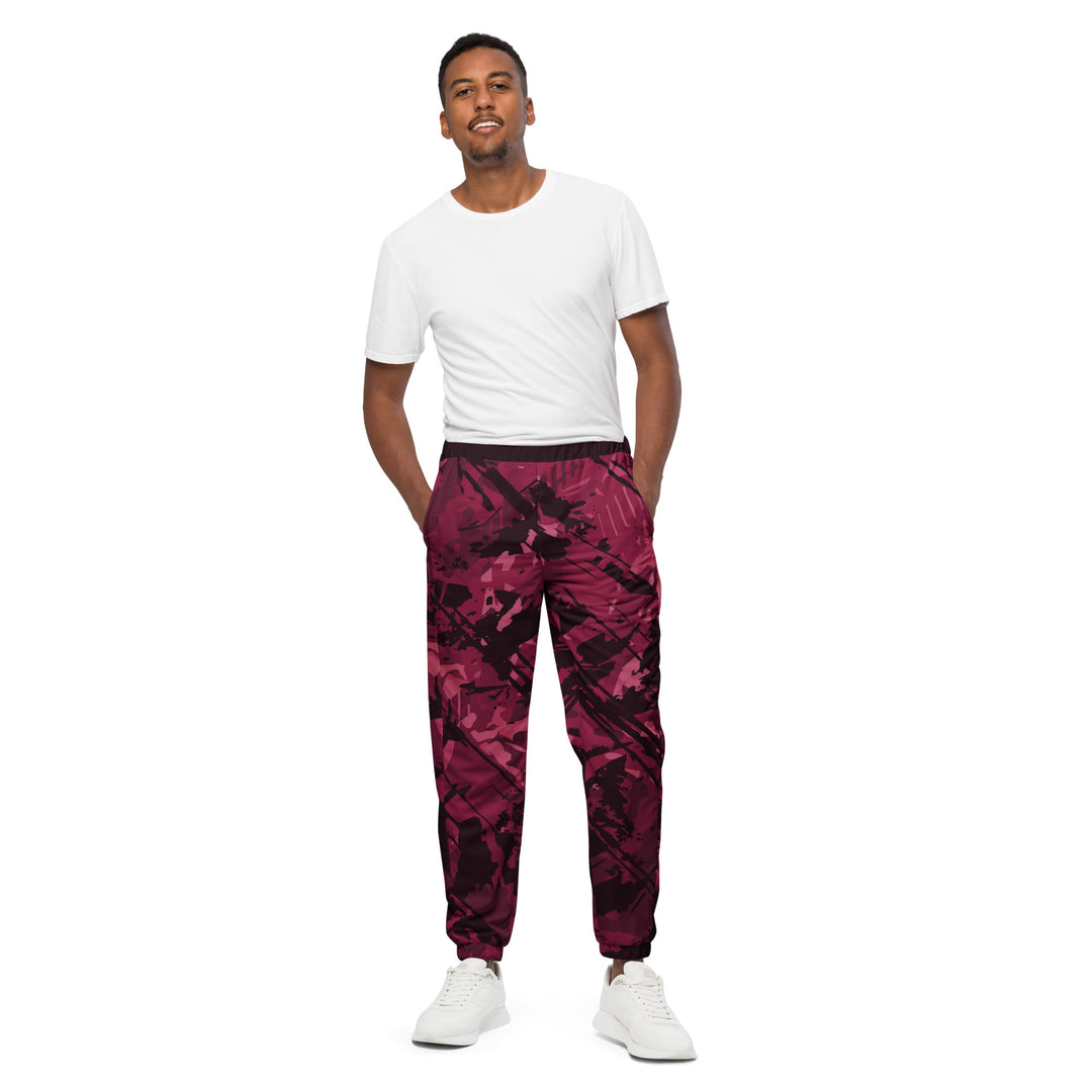 Unisex Track Pants - Brown-Red Hint