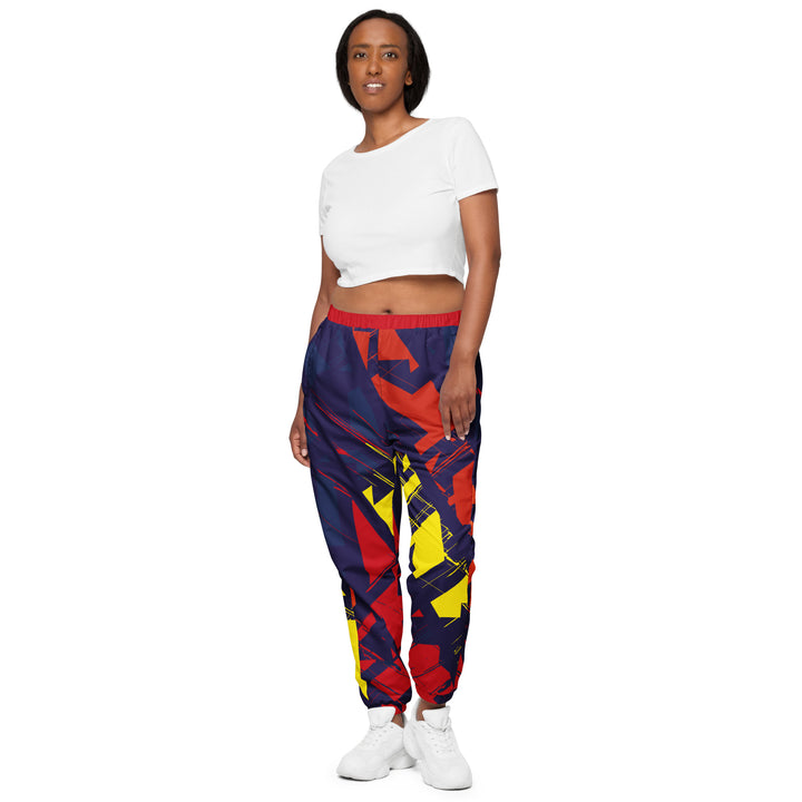 Unisex Track Pants - Purple-Red Build