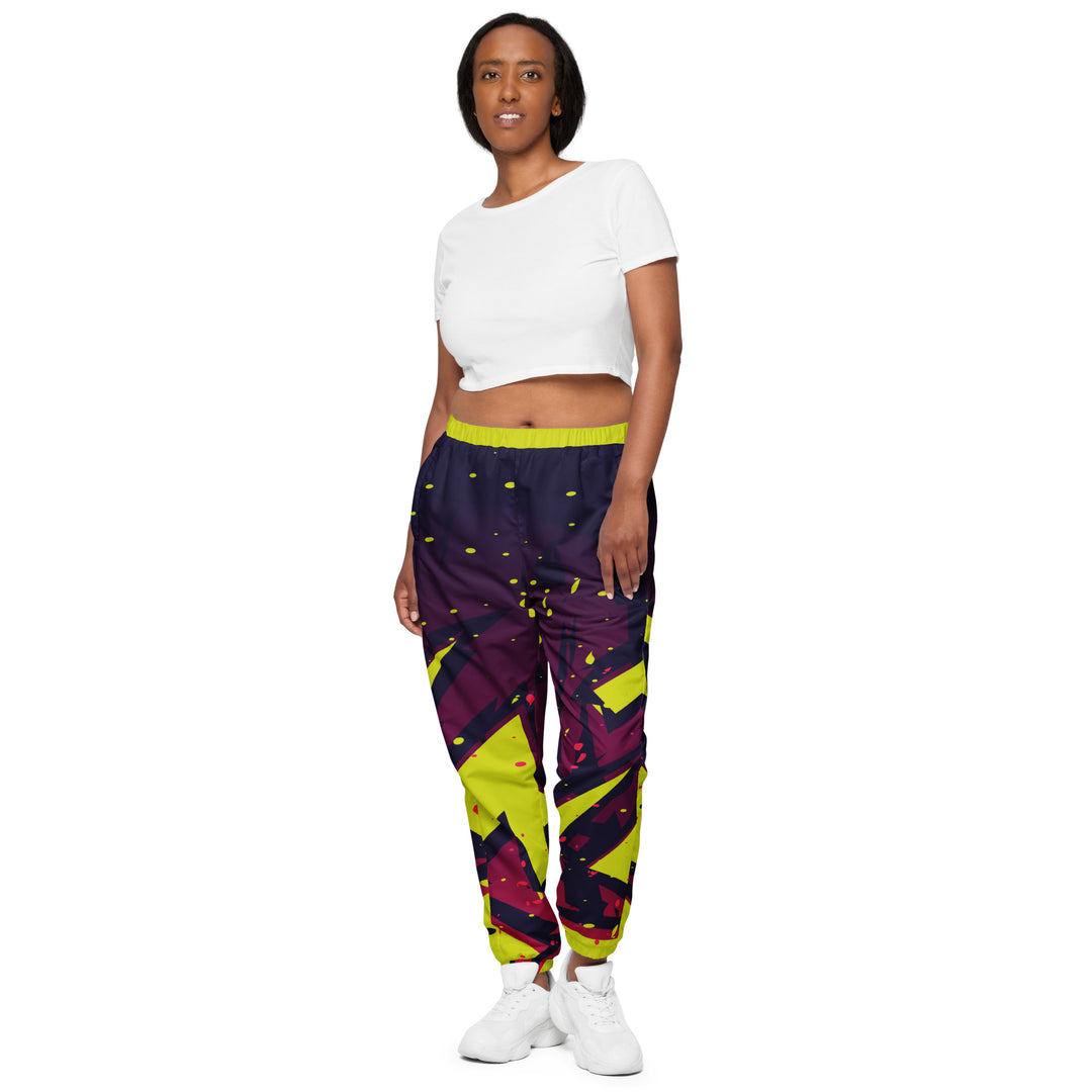 Unisex Track Pants - Red-Yellow Player