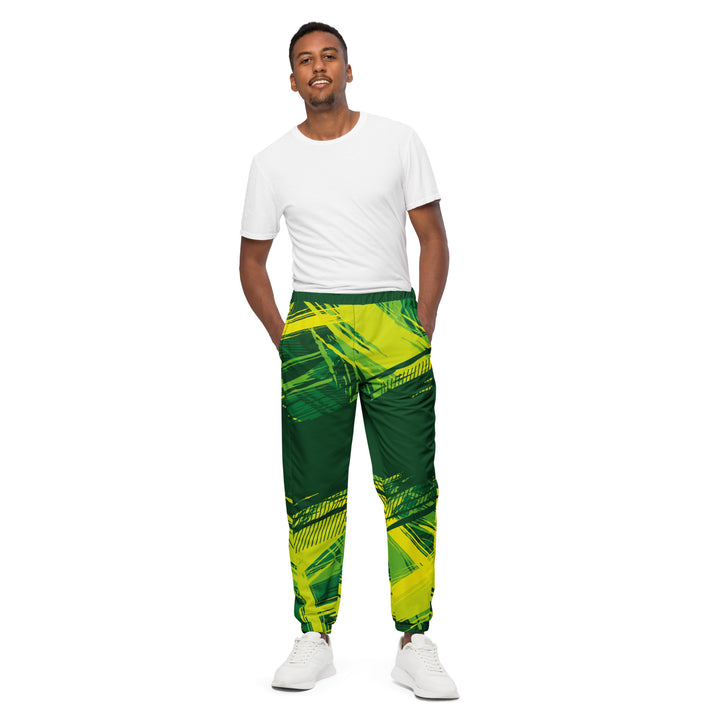 Unisex Track Pants - Green Orbit