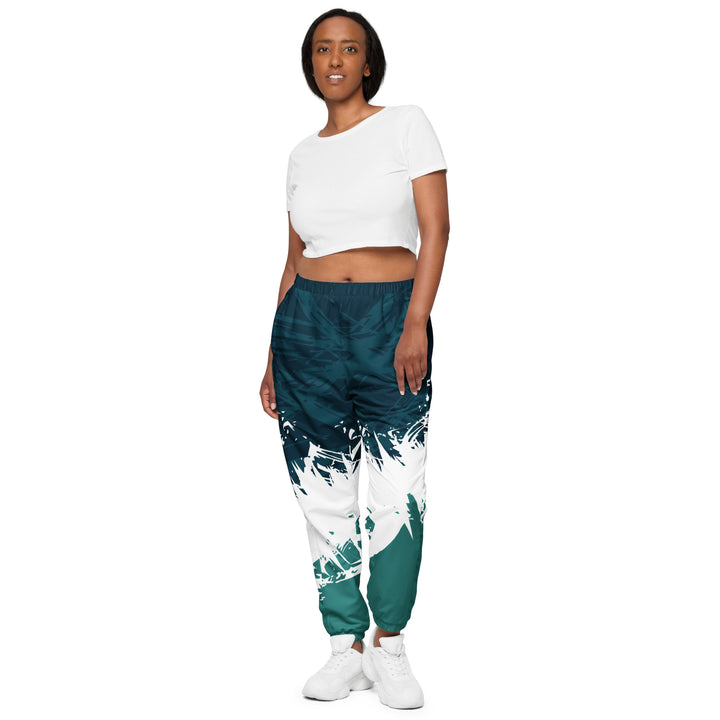 Unisex Track Pants - Blue-Green Score