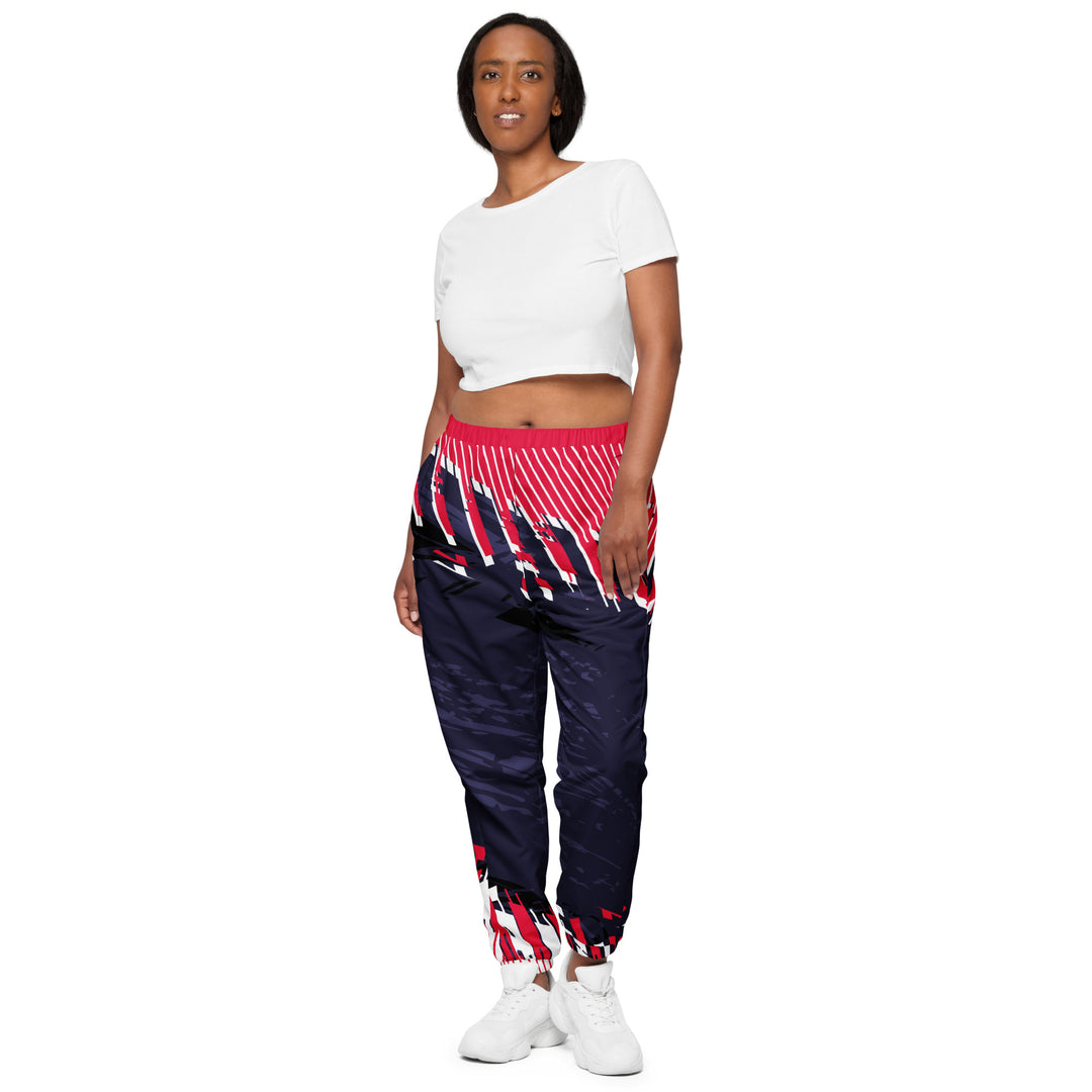 Unisex Track Pants - Purple-Red Note