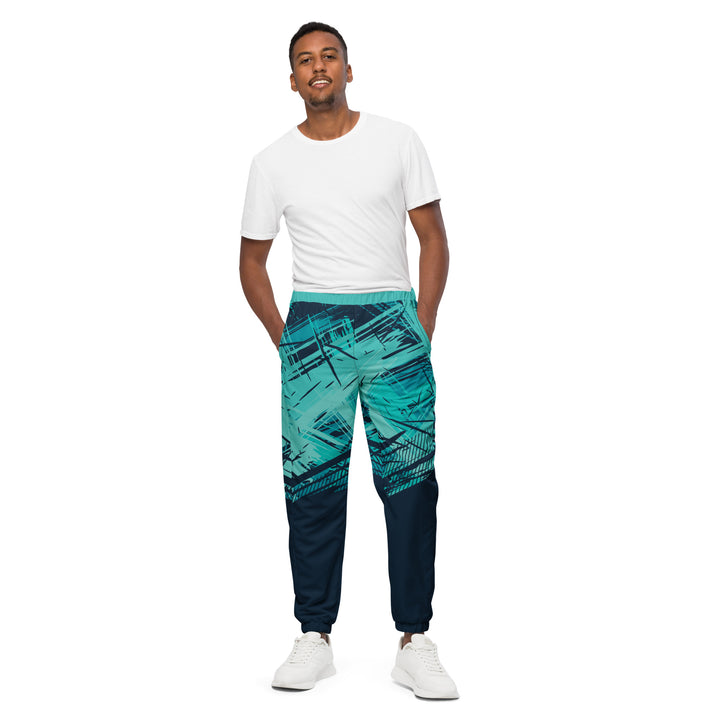 Unisex Track Pants - Blue-Turquoise Mind