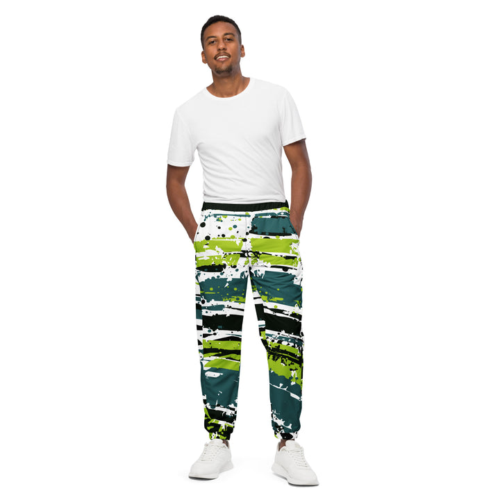 Unisex Track Pants - Green-Black Origin