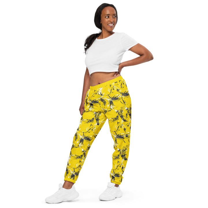 Unisex Track Pants - Yellow Circles