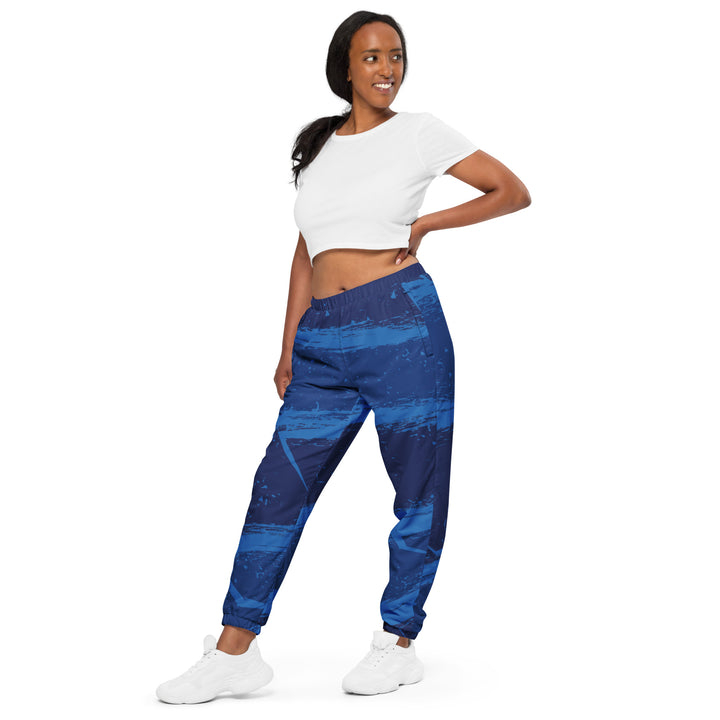 Unisex Track Pants - Blue Stream