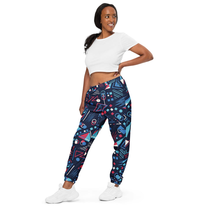 Unisex Track Pants - Blue-Pink Gamer