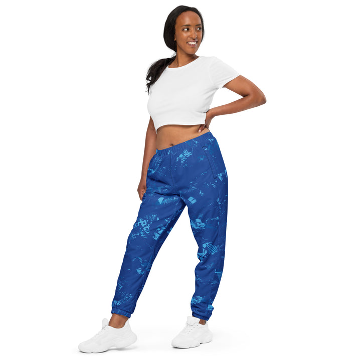 Unisex Track Pants - Blue Swirl