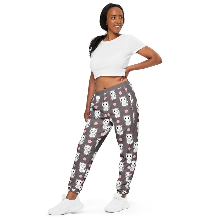 Unisex Track Pants - Brown Cats