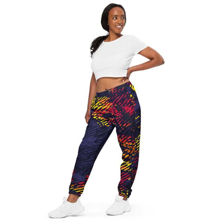 Unisex Track Pants - Purple-Red Conceal