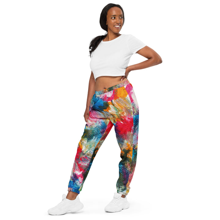 Unisex Track Pants - Rainbow Explosion