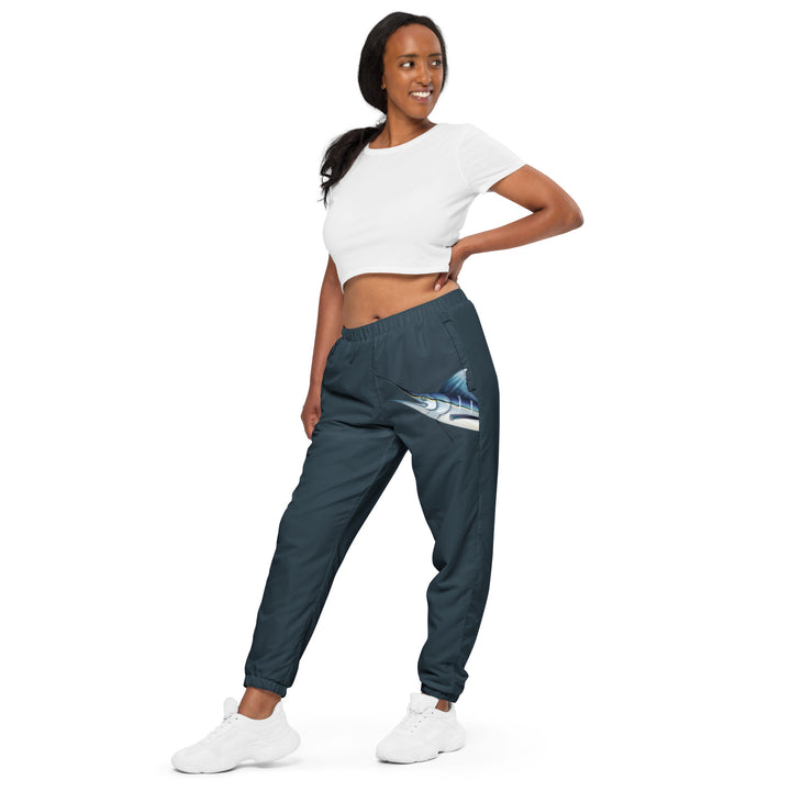 Unisex Track Pants - Grey Swordfish